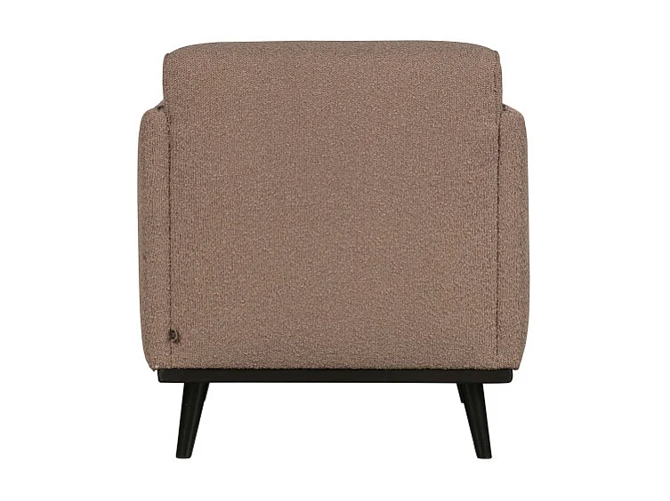 Petit fauteuil douillet en tissu bouclé STATEMENT