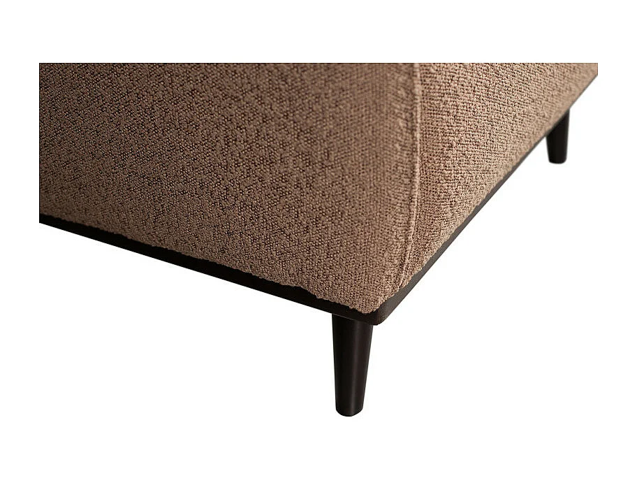 Petit fauteuil douillet en tissu bouclé STATEMENT