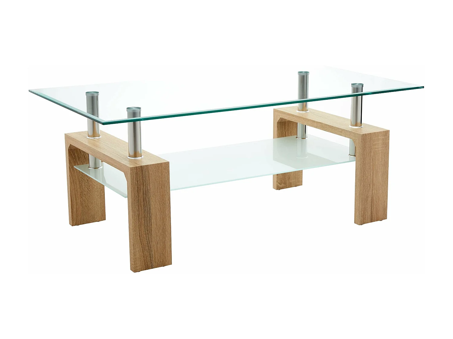 Mesa de Centro Missouri de Cristal Templado