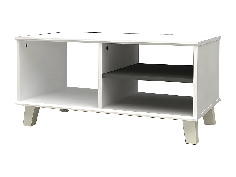 Mesa de Centro DN, Blanco 80x40 cm