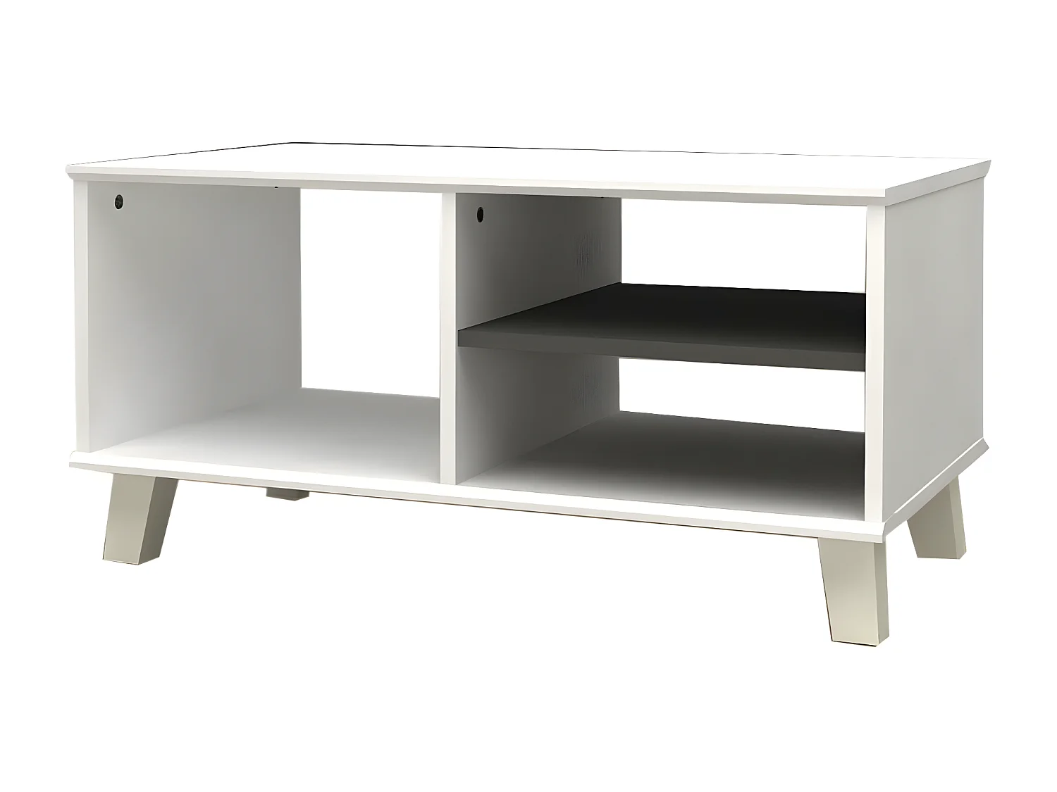 Mesa de Centro DN, Blanco 80x40 cm