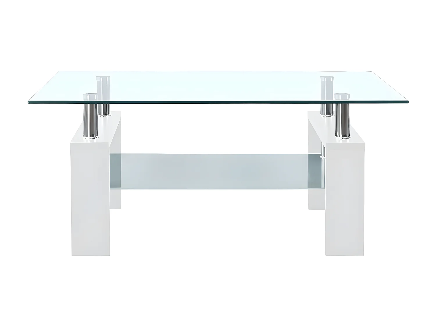 Mesa de Centro de Cristal Templado Missouri