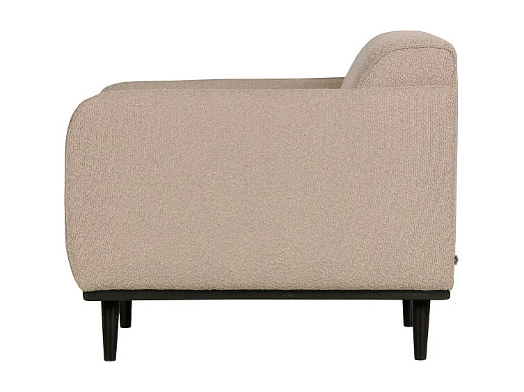 Petit fauteuil douillet en tissu bouclé STATEMENT