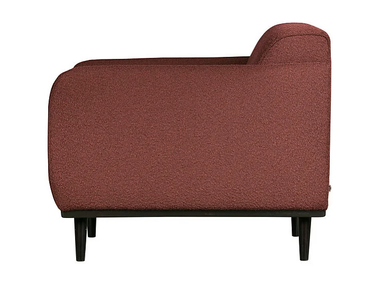 Petit fauteuil douillet en tissu bouclé STATEMENT