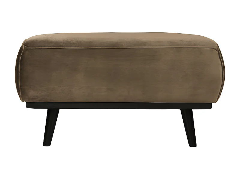Repose-pieds design en velours STATEMENT
