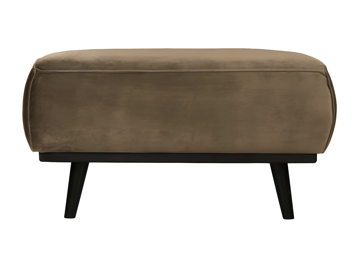 Repose-pieds design en velours STATEMENT