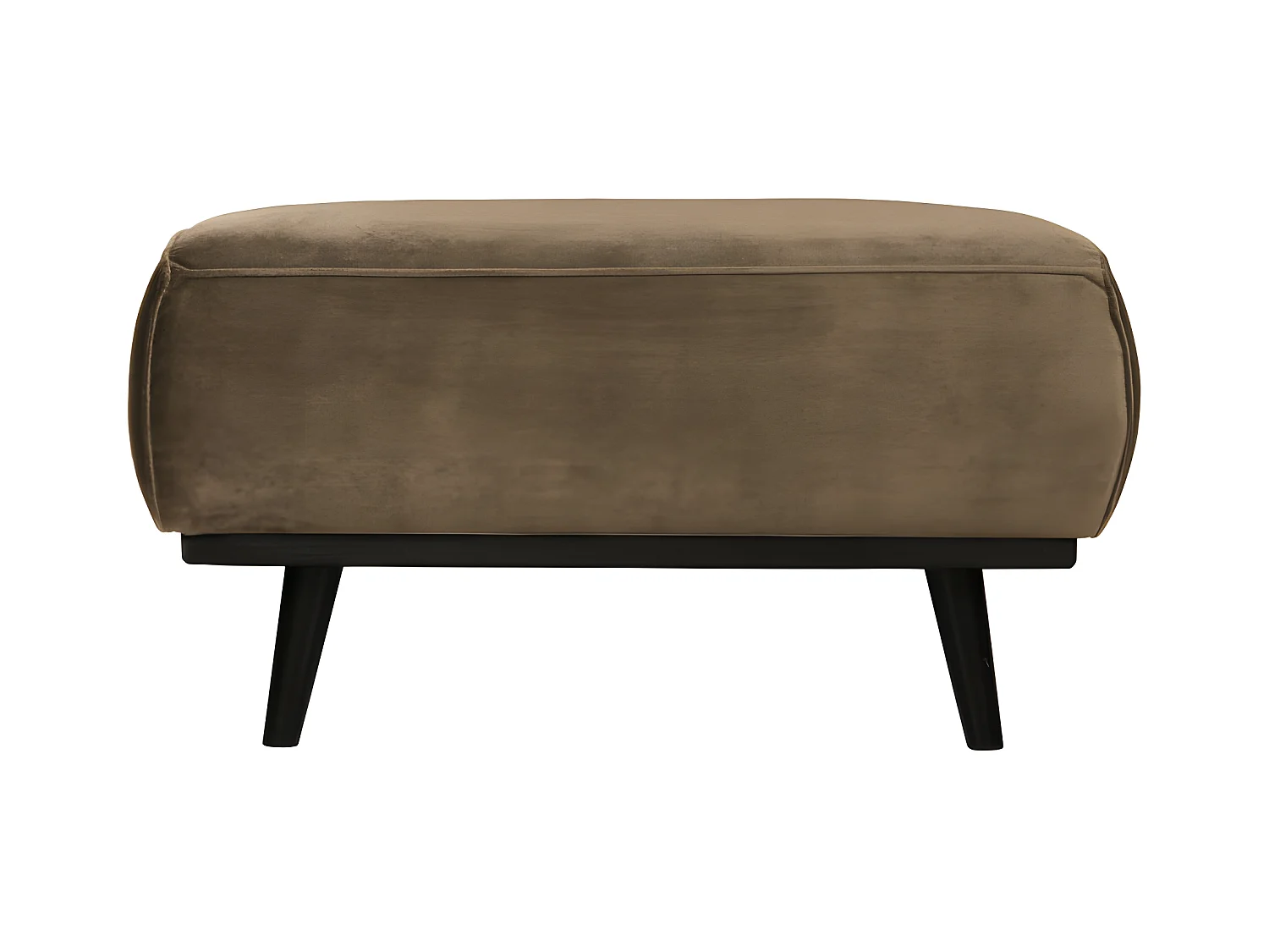 Repose-pieds design en velours STATEMENT