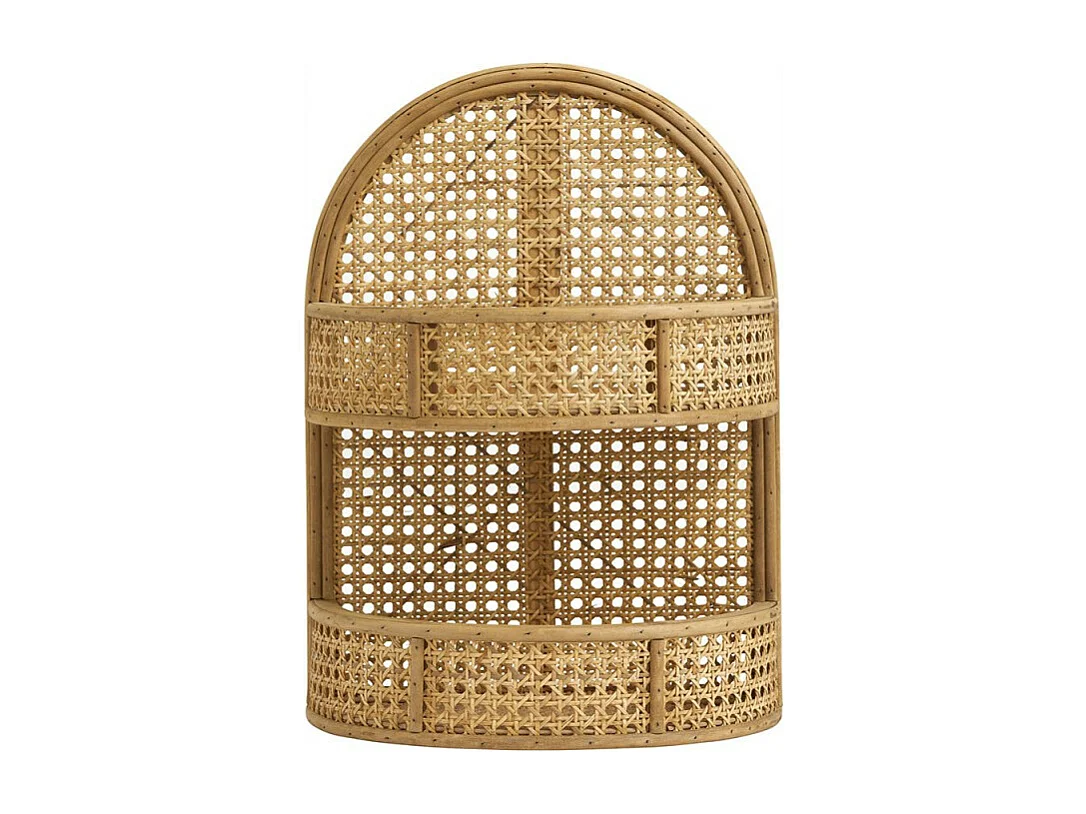 Etagère murale arrondie en rotin NOTTE