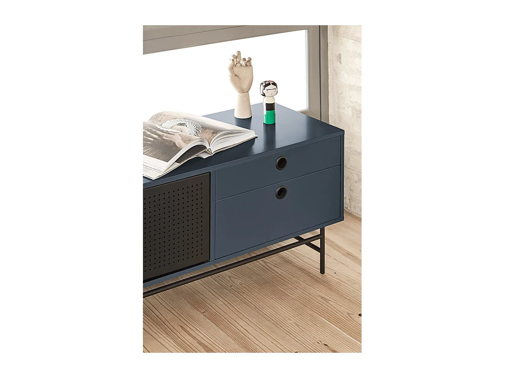 Mobile TV blu 180x40 cm