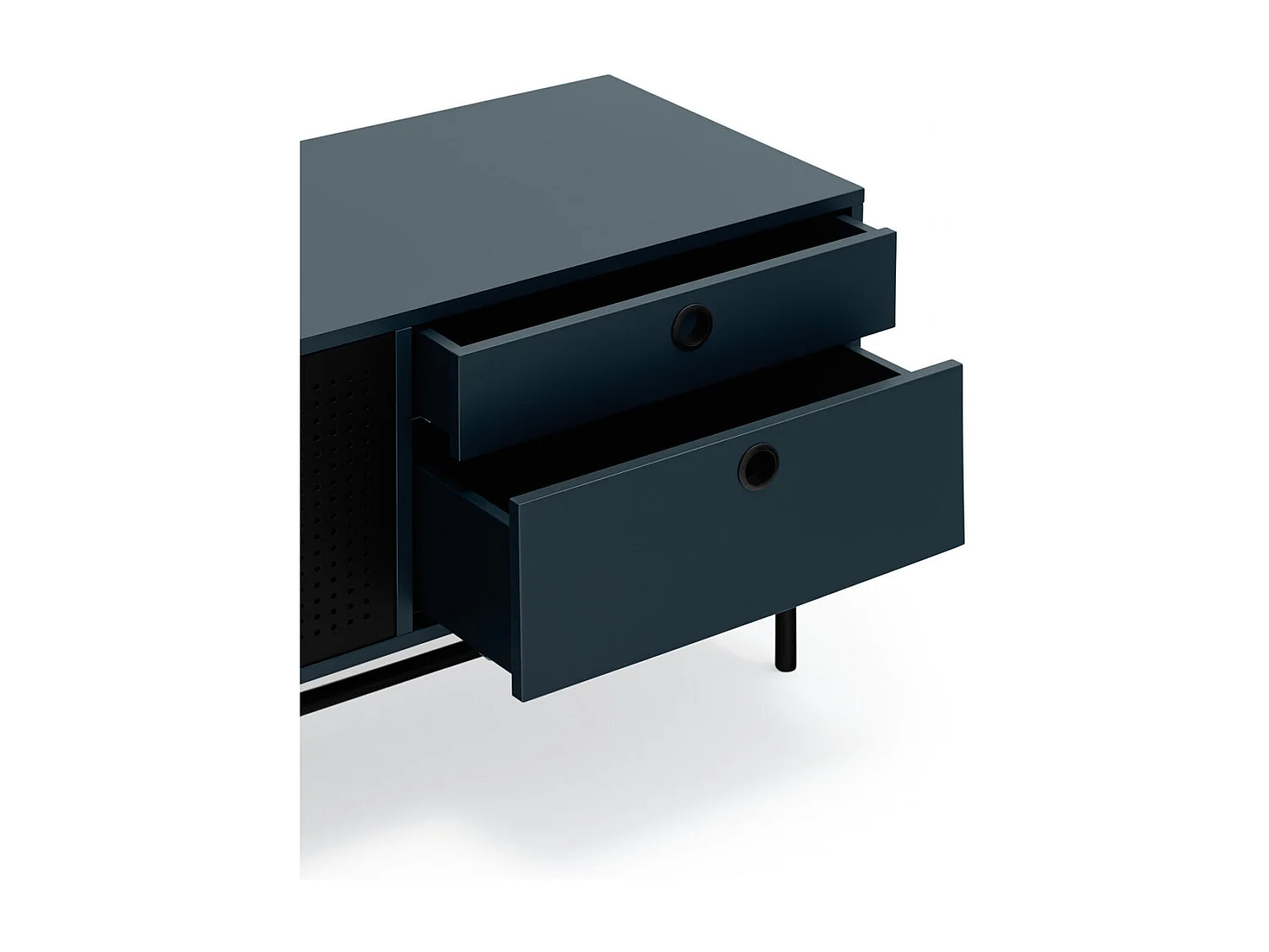 Meuble TV bleu 180x40 cm