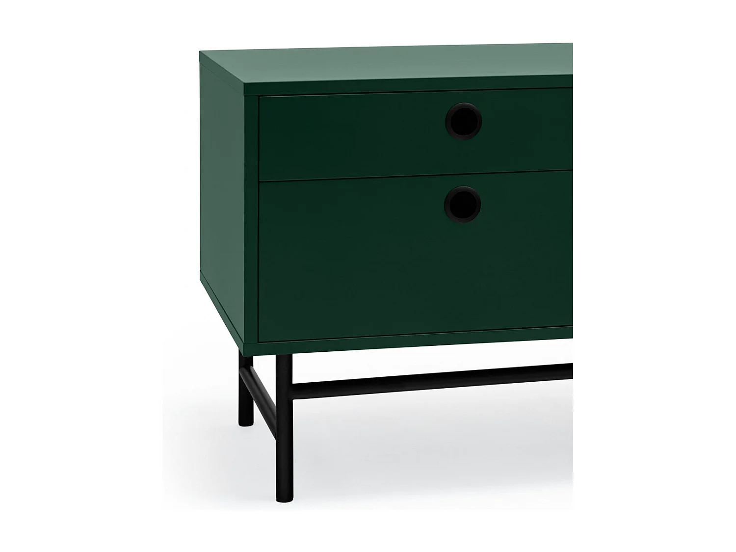 Meuble TV vert 180x40 cm