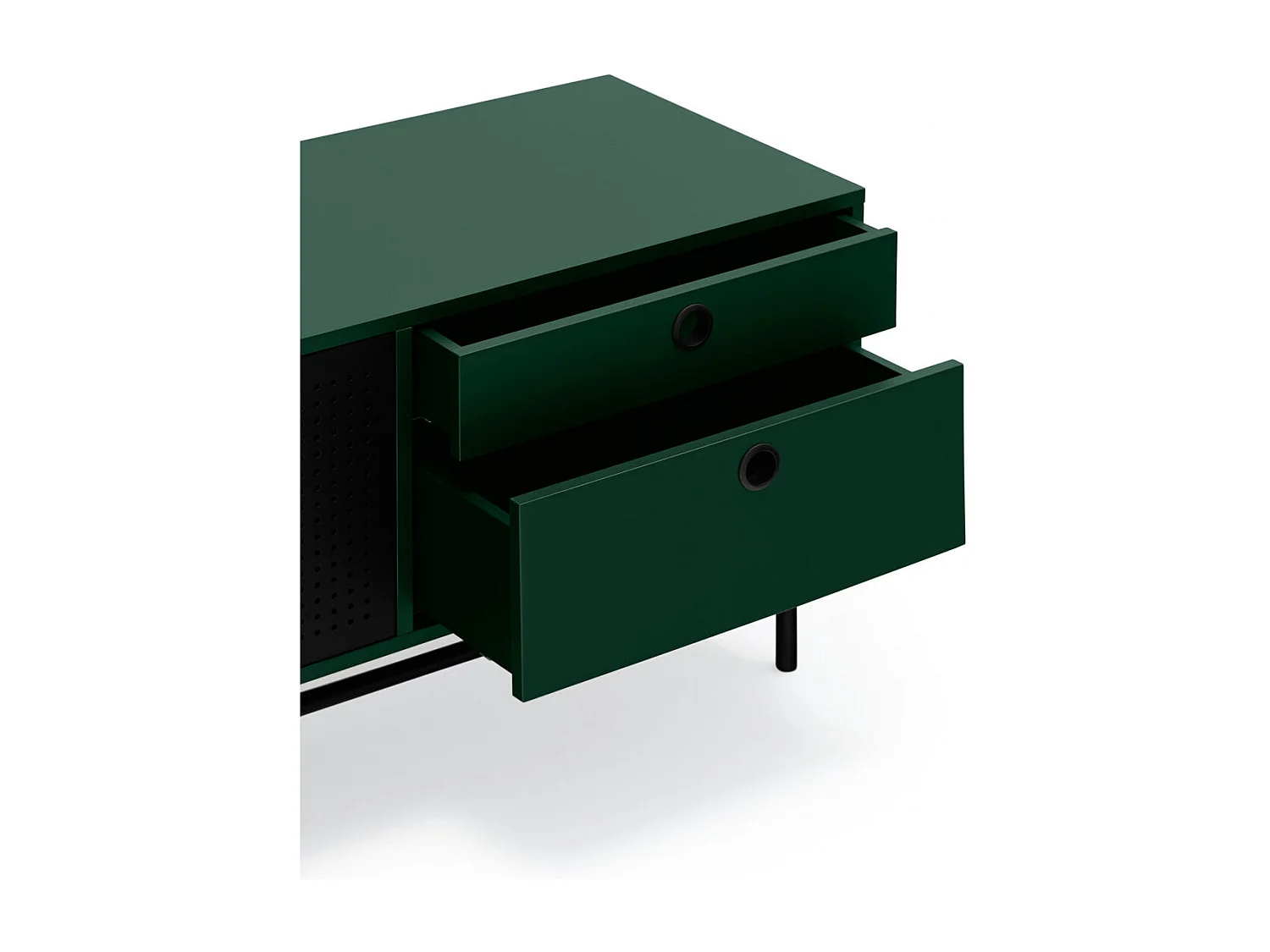 Meuble TV vert 180x40 cm