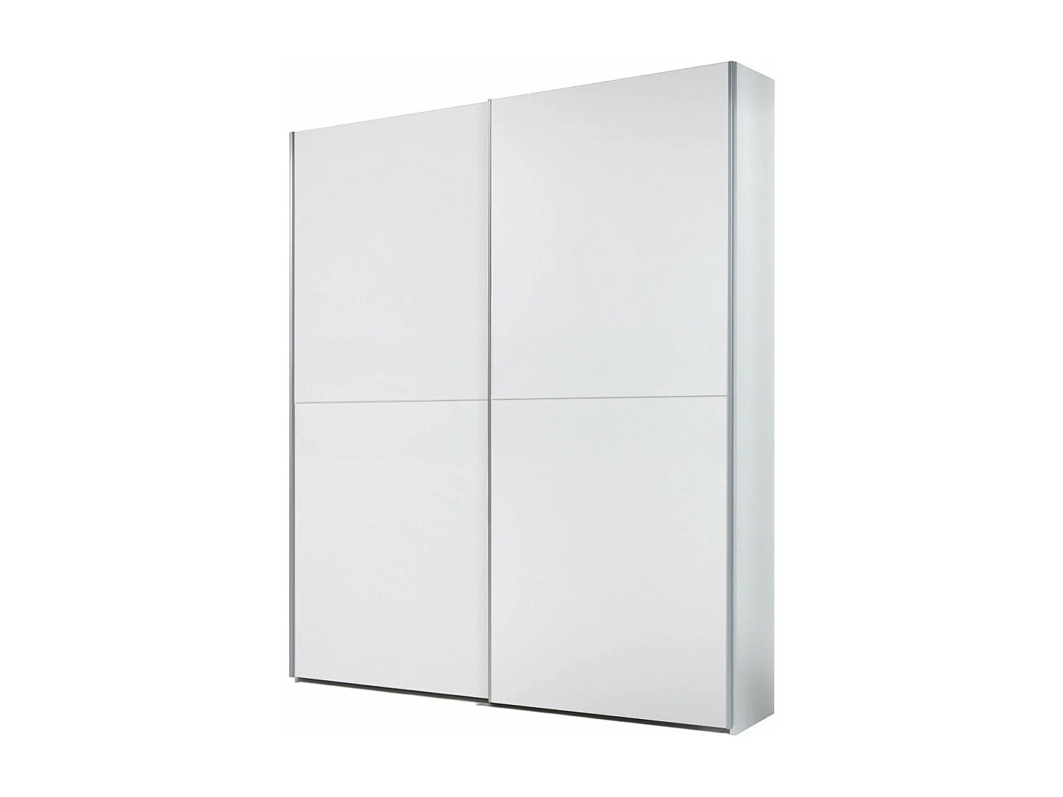 Roupeiro Time com 2 Portas deslizantes, Branco 196x170x59cm