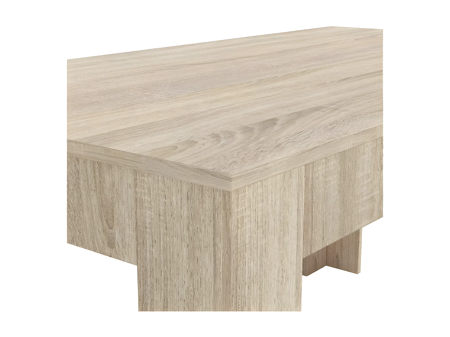 Mesa Extensible de Comedor o Cocina Mira 178cm, Blanco