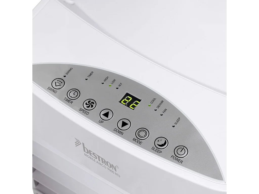 Climatiseur portable 3 en 1 à télécommande AAC9000 1010W Blanc