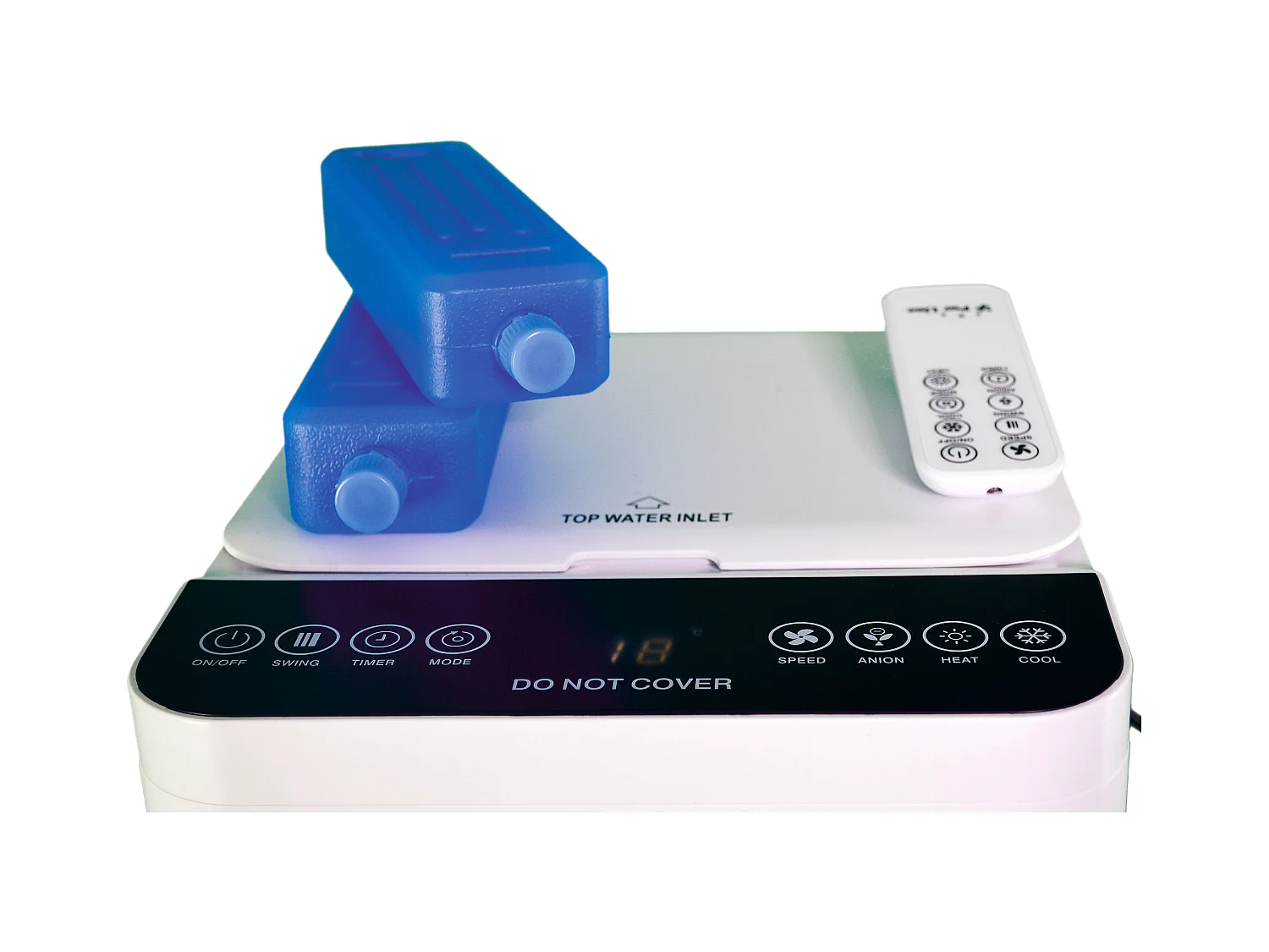 Verdampingskoeler met zeer laag verbruik en verwarming