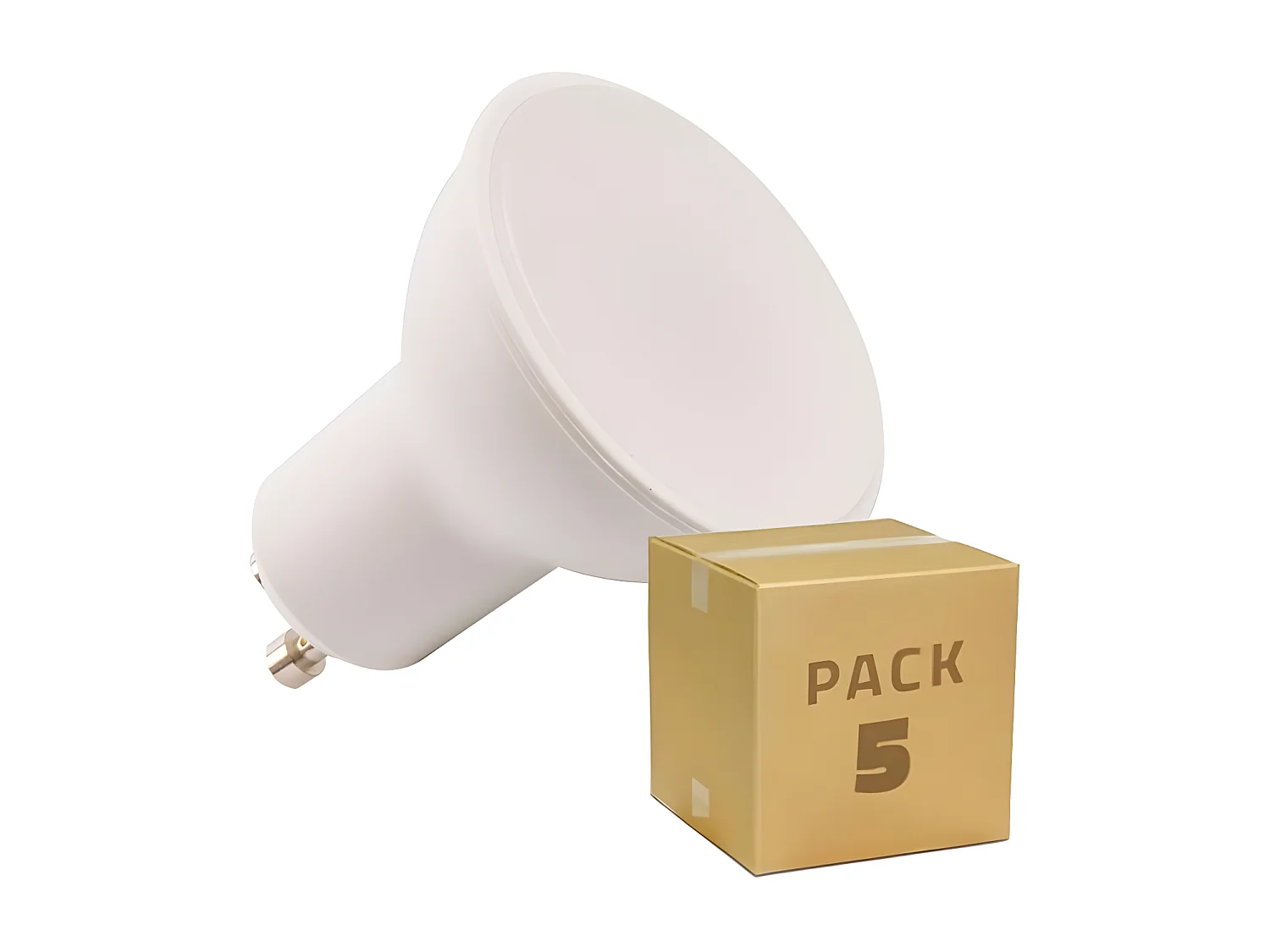 Pack 5 Ampoules LED GU10 S11 6W 450 lm 120º  No Flicker Blanc Froid 6500K