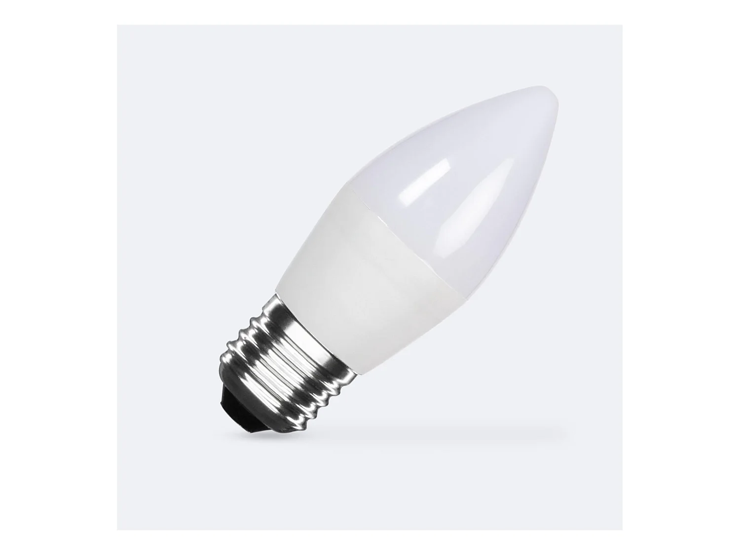 Ampoule LED E27 5W 500 lm C37  No Flicker 4000K Blanc neutre