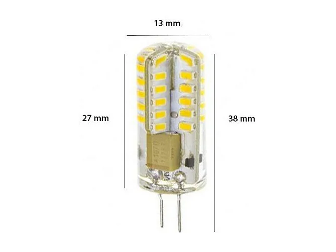 Bombilla LED 12V G4 2W 270 lm No Flicker 3000K Blanco Cálido