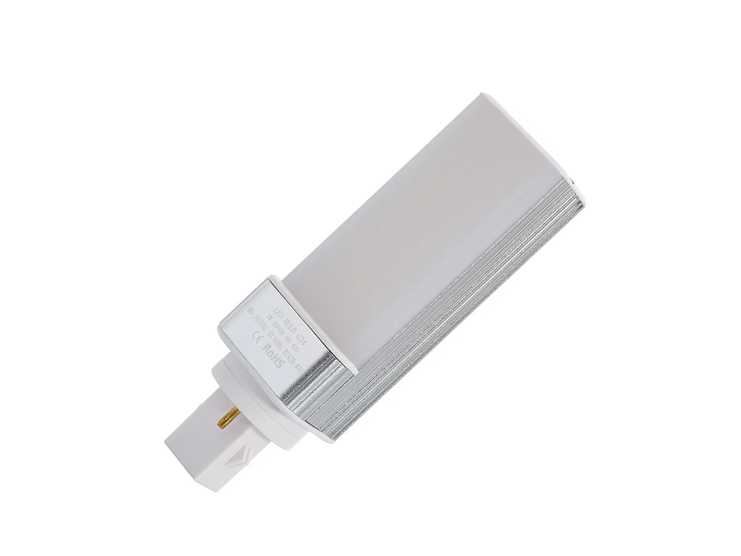 Lampadina LED G24 7W 700 lm Frost 2700K Bianco Caldo
