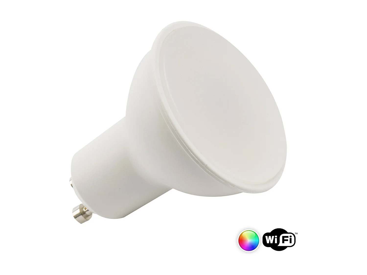Lampadina LED SMART Wi-Fi GU10 5W 300 lm RGBW Regolabile RGBW