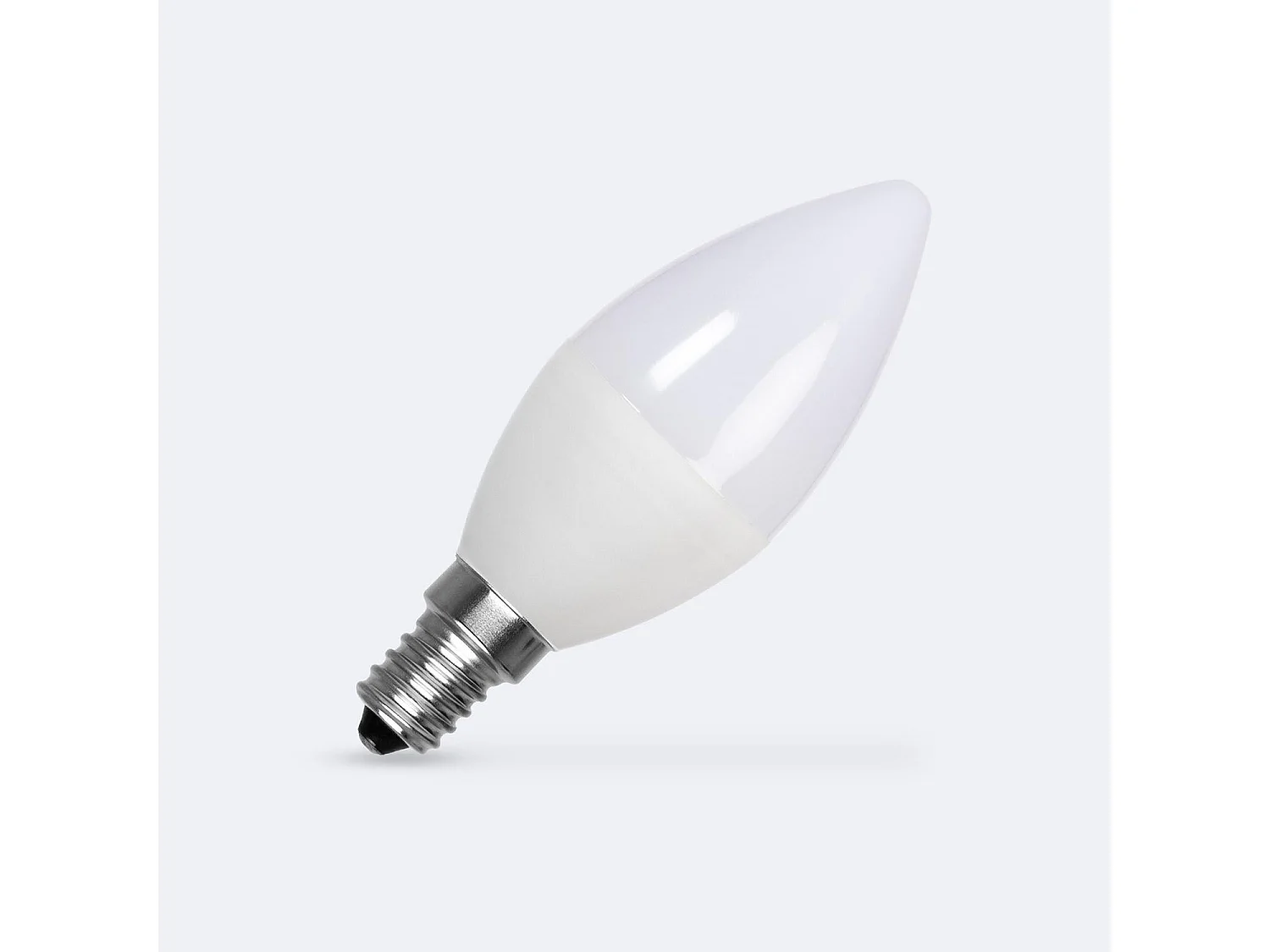 Bombilla LED 12/24V E14 5W 450 lm C37 No Flicker 6000K Blanco Frío