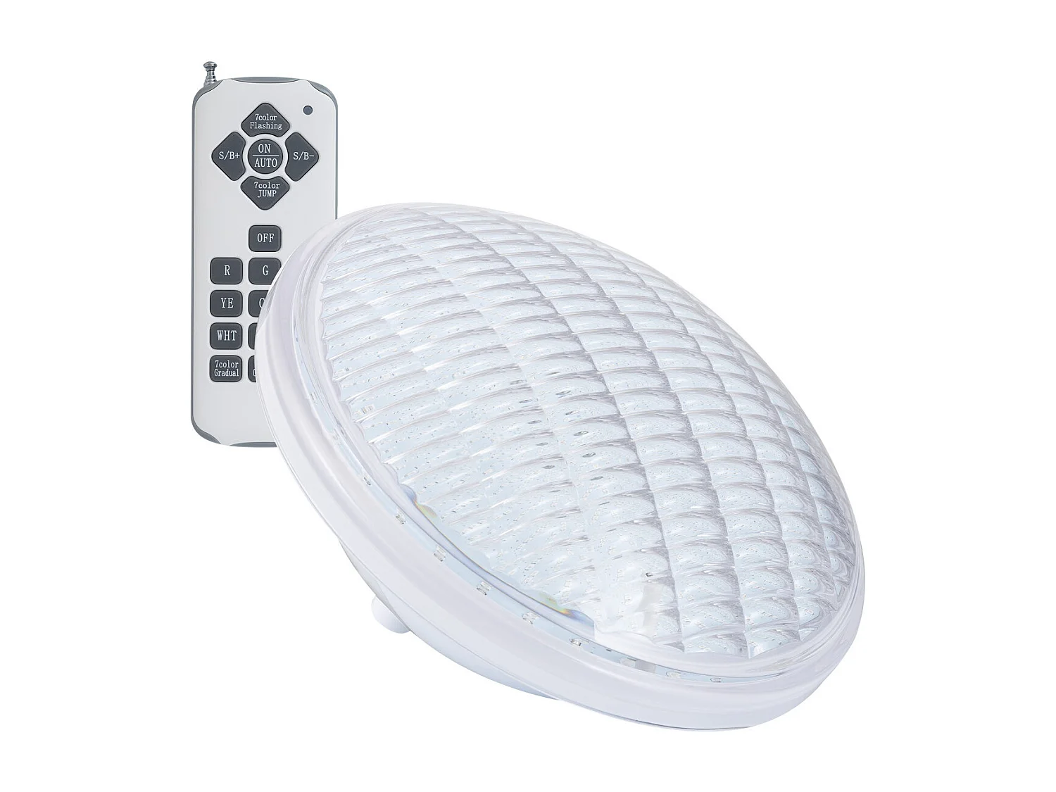 Lampadina LED PAR56 Piscina Sommergibile PC RGB IP68 12V AC 18W RGB