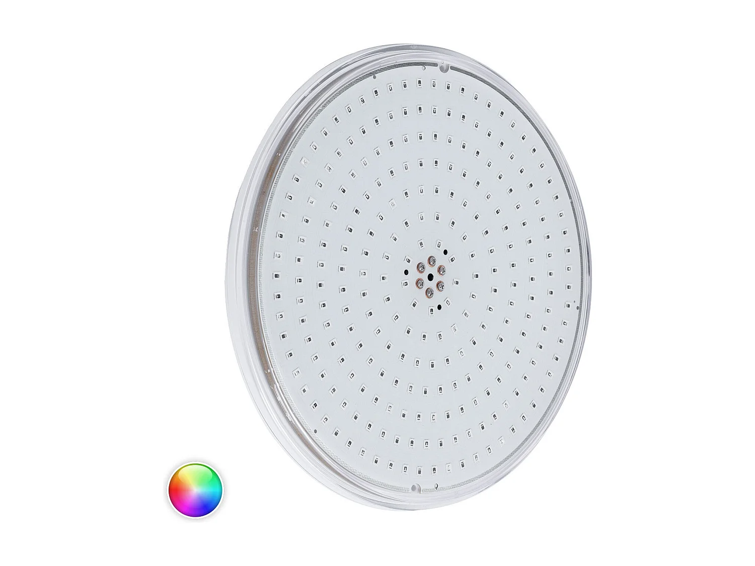 Lampadina LED per Piscine RGB Sommergibile Slim 12V AC 20W IP68 PAR56 Senza Telecomando RGB