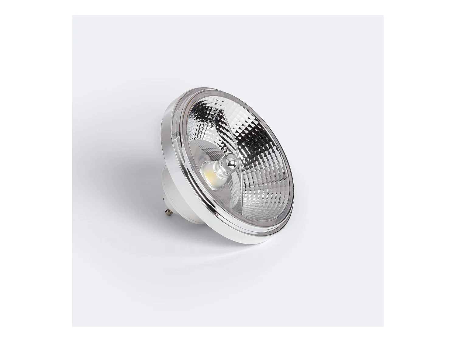 Ampoule LED GU10 Sélectionnable 12W AR111S 24º 800lm Blanc