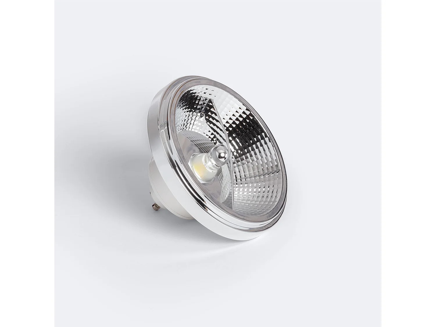 Ampoule LED GU10 Sélectionnable 12W AR111S 24º 800lm Blanc