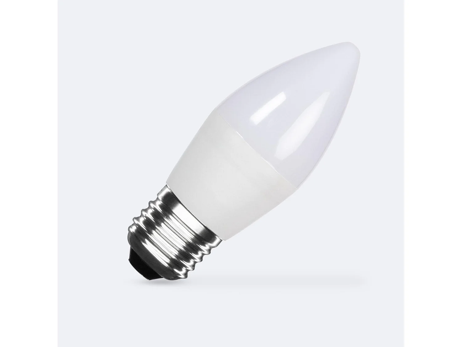 Lampadina LED E27 5W 430lm C37 No Flicker 3000K Bianco Caldo