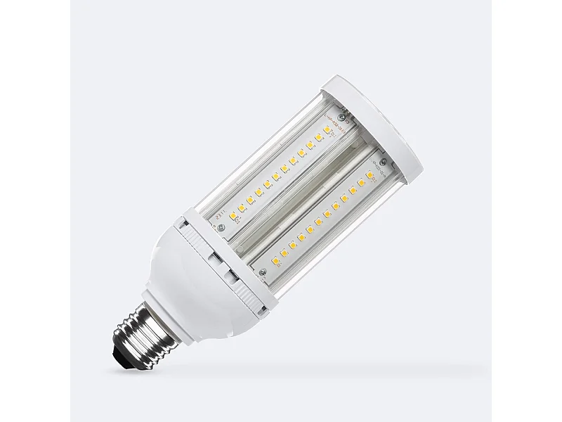 Bombilla LED E27 27W Alumbrado Público Corn IP65   2700K Blanco Cálido