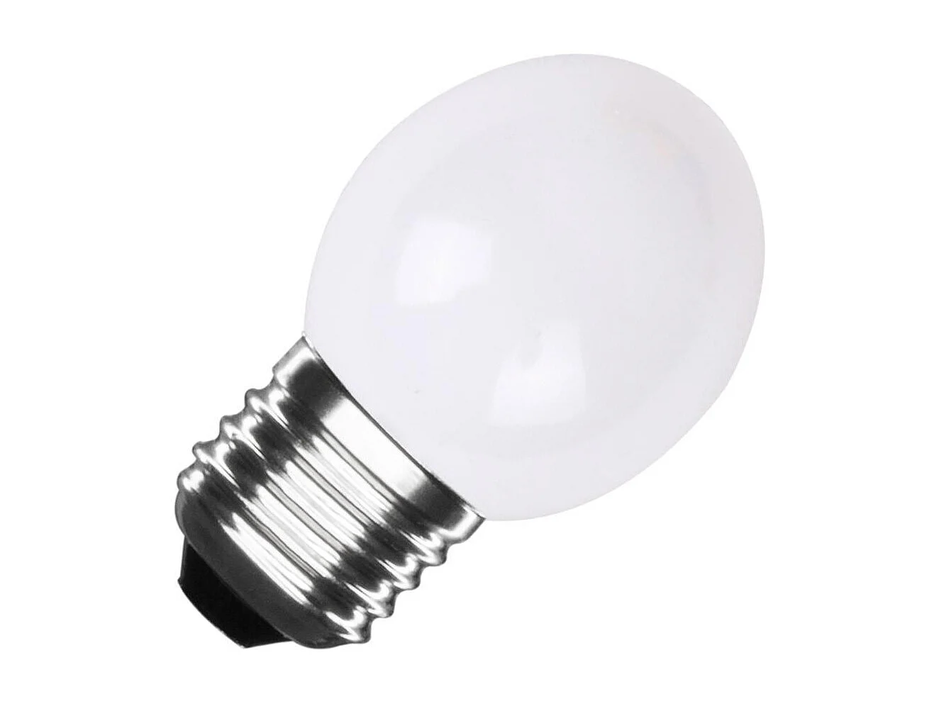 Pack 4 Lampadine LED E27 3W 300 lm G45 Bianco Bianco