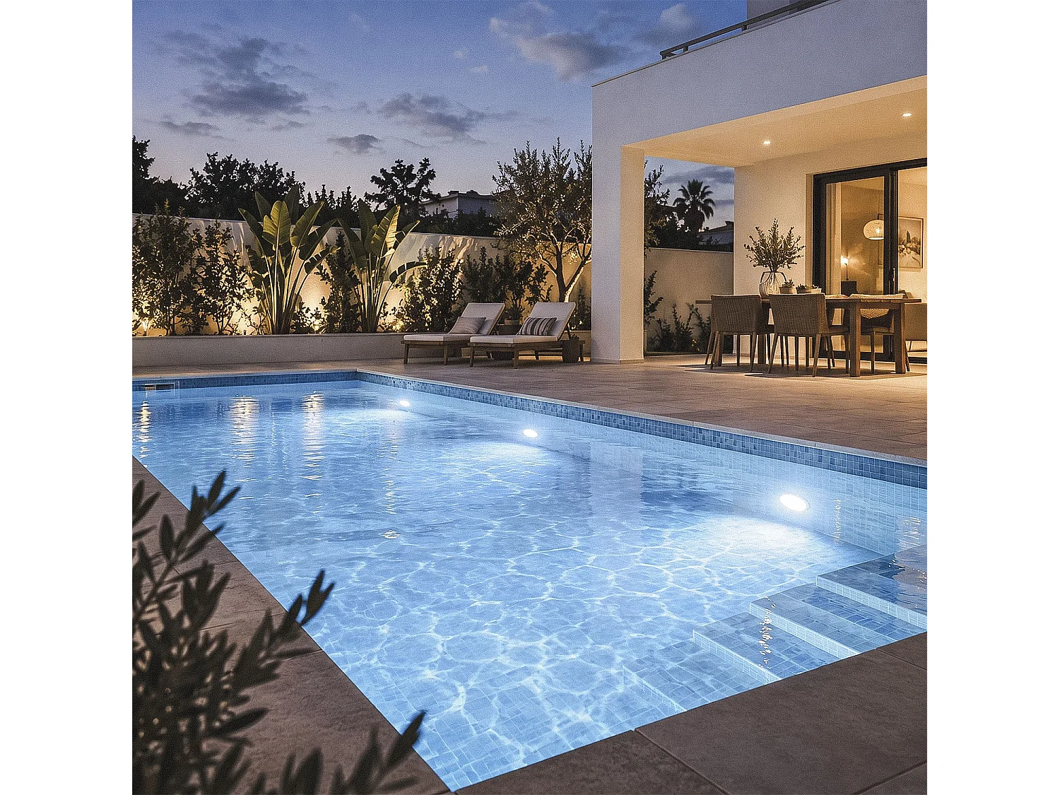 Ampoule LED Piscine Slim Submersible PAR56 12V AC/DC 35W IP68 XtraPool 6000K Blanc froid
