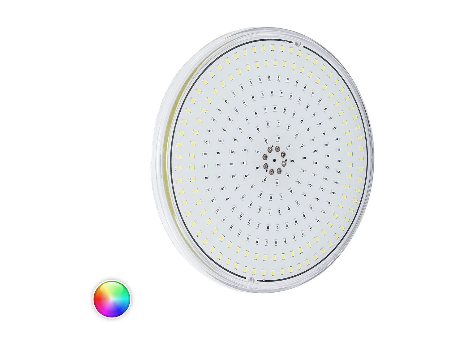 Bombilla Piscina LED RGBW Sumergible Slim 12V DC 20W IP68 PAR56 Sin Mando RGBW