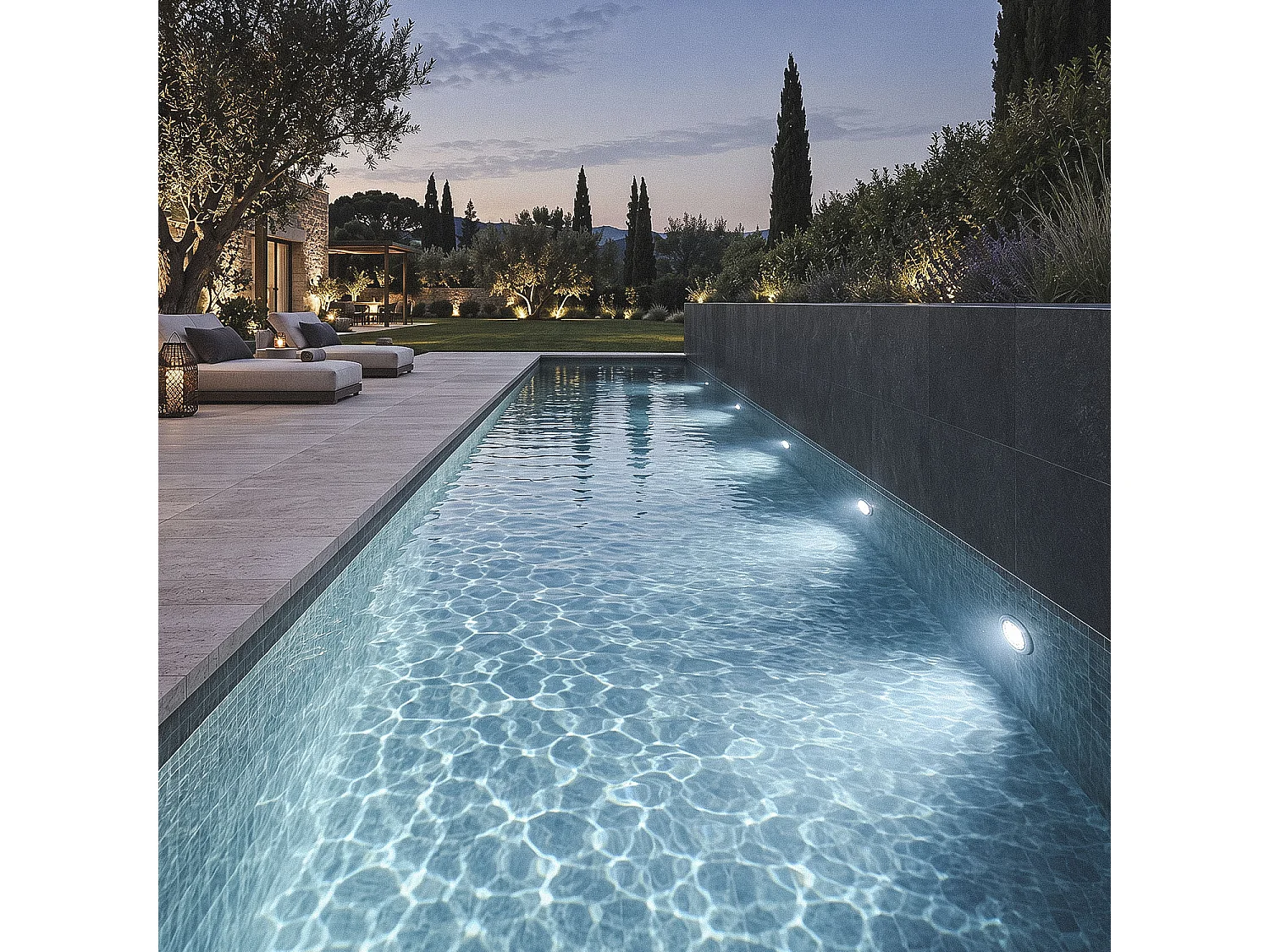 Lampadina LED Sommergibile per Piscina 12V AC/DC 35W IP68 PAR56 6000K Bianco Freddo