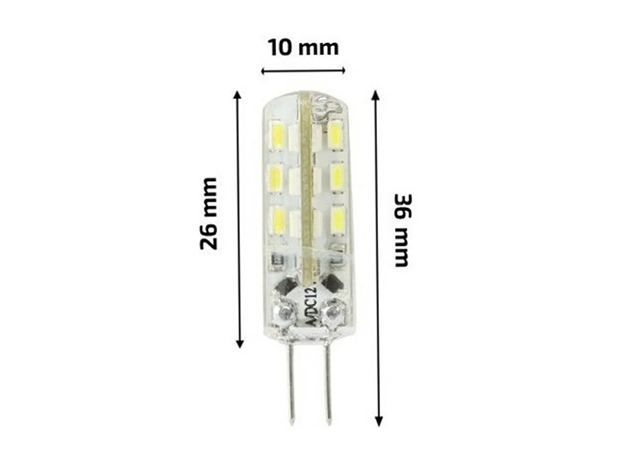 Ampoule LED 12V G4 1.5W 120 lm  3000K Blanc chaud