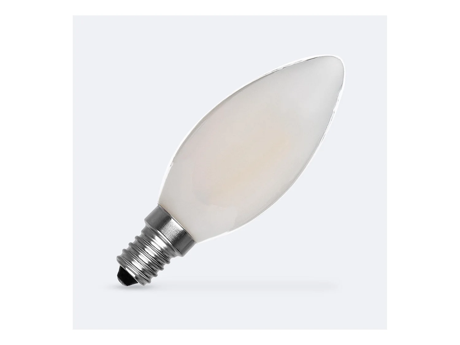 Ampoule LED E14 4W 400 lm C35 Vela Glass  No Flicker 4000K Blanc neutre