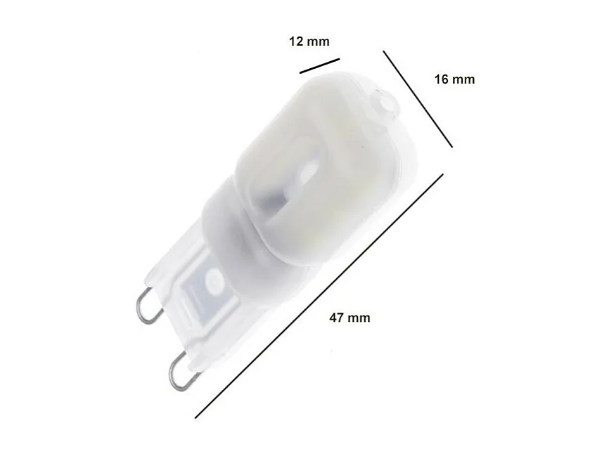 Bombilla LED G9 2.5W 200 lm 3000K Blanco Cálido