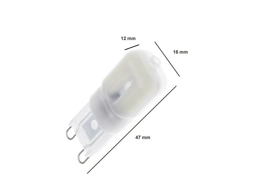 Ampoule LED G9 2.5W 200 lm No Flicker 4000K Blanc neutre