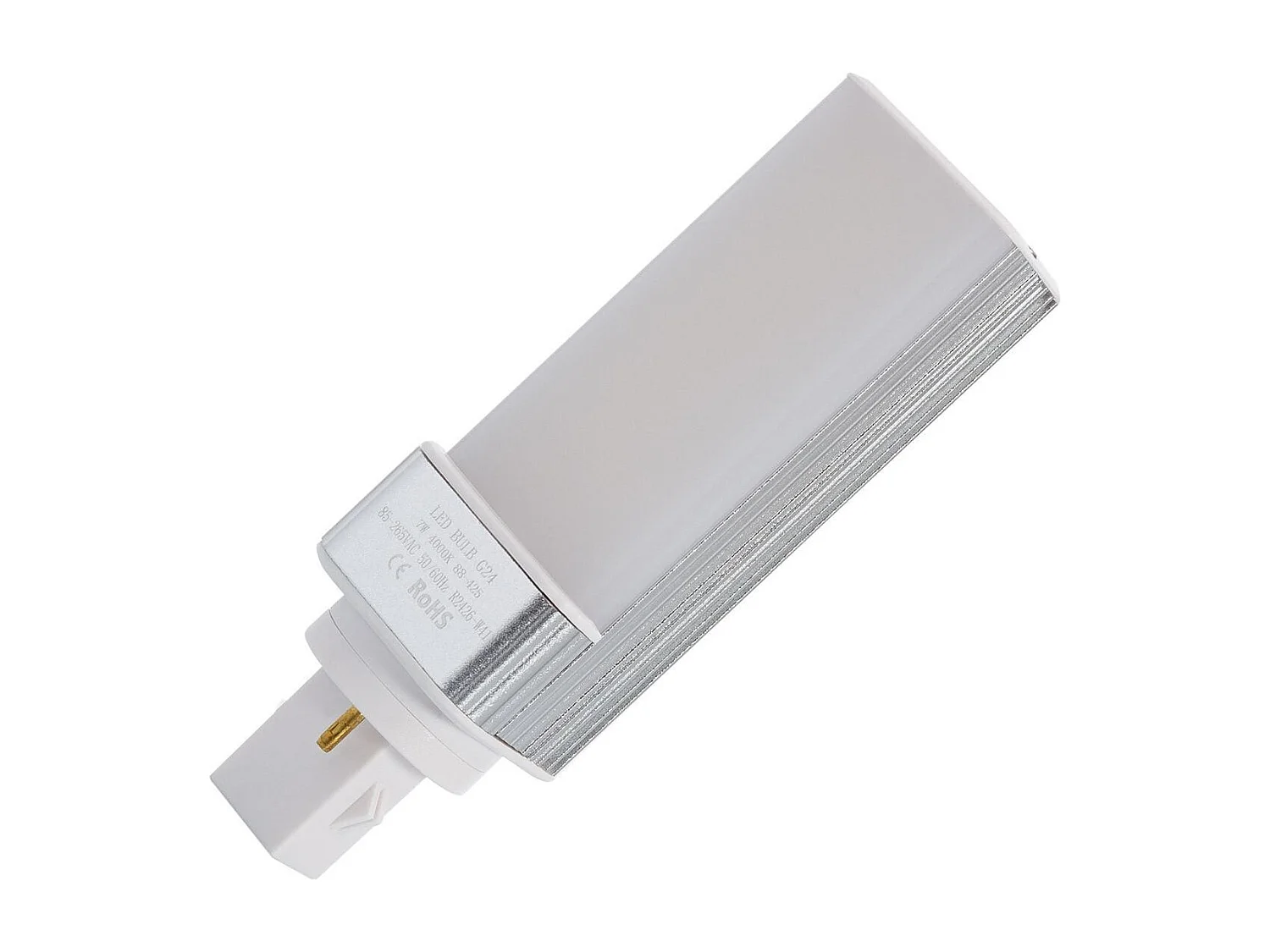 Bombilla LED G24 7W 700 lm Frost 5000K Blanco Frío