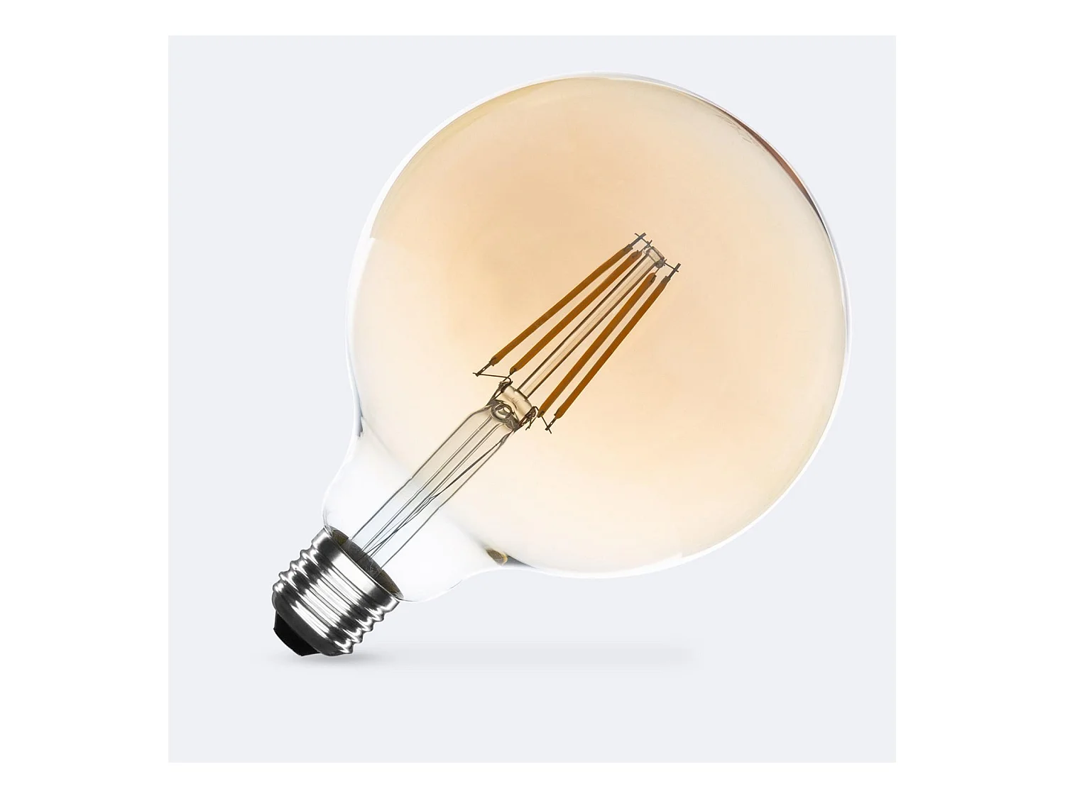 Ampoule LED Filament E27 8W 750 lm Dimmable G125 Gold No Flicker 2700K Blanc chaud