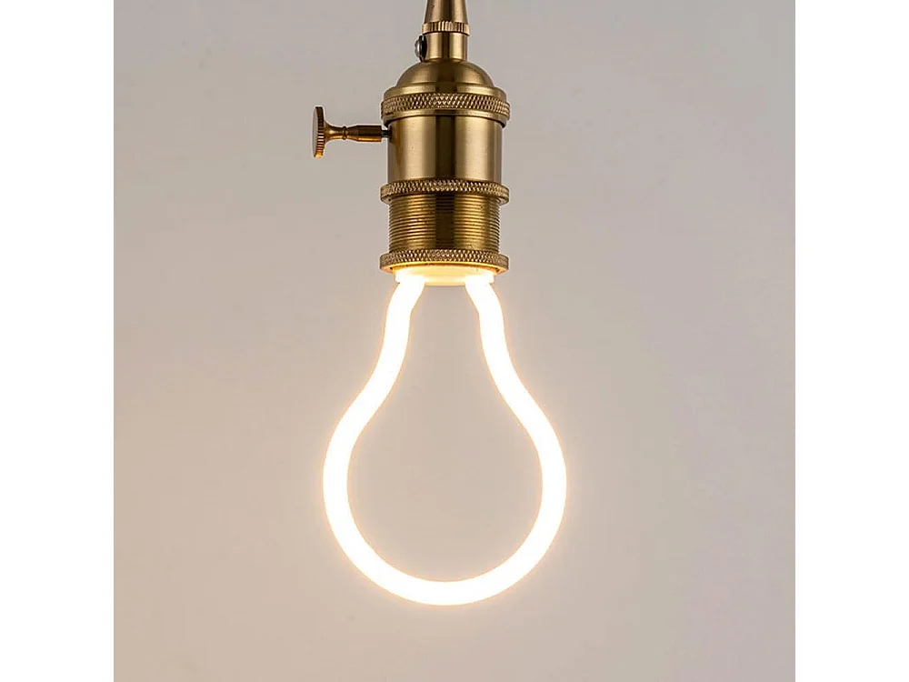 Bombilla Filamento LED E27 4W 400 lm A60 Neón No Flicker 2200K Súper Cálido