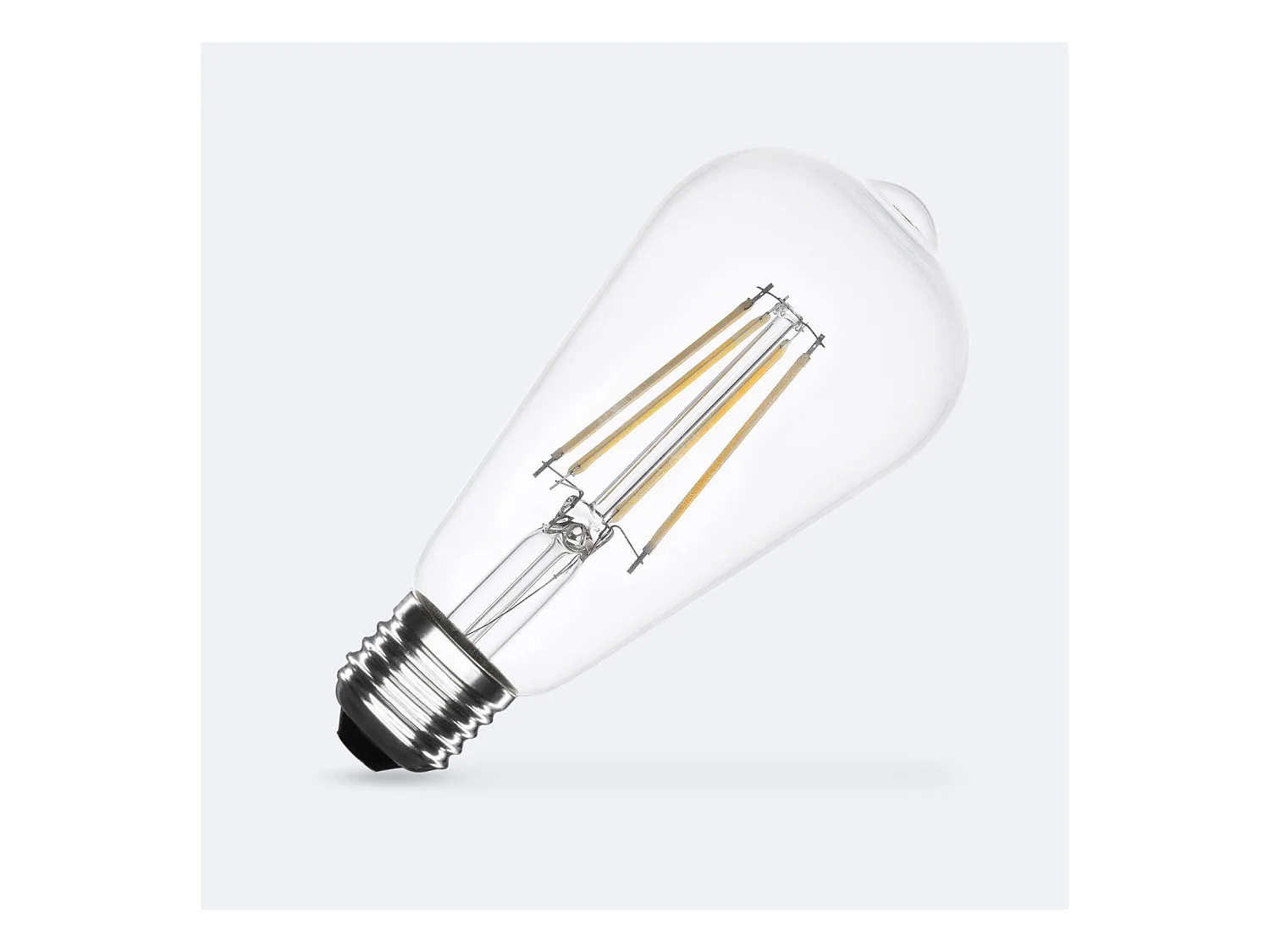 Lampadina Filamento LED E27 8W 1055 lm Regolabile ST64  No Flicker 4000K Bianco Naturale