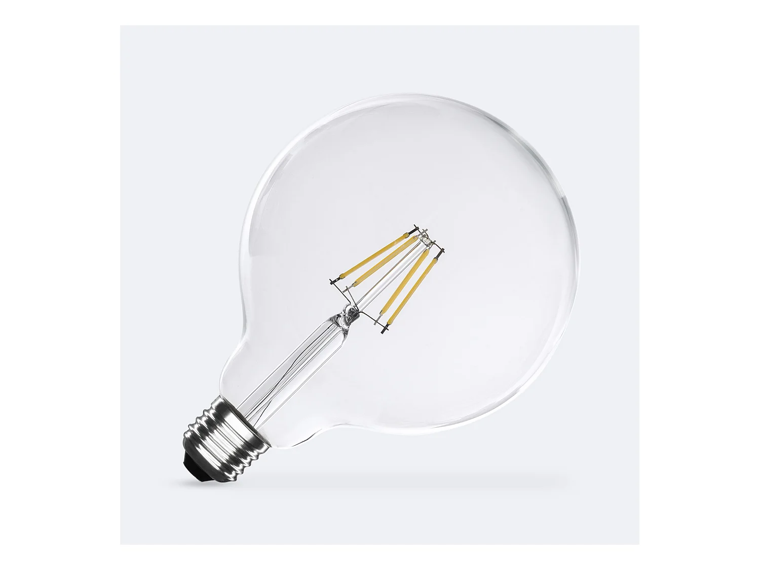 Ampoule LED Filament E27 6W 720 lm Dimmable G125  No Flicker 4000K Blanc neutre