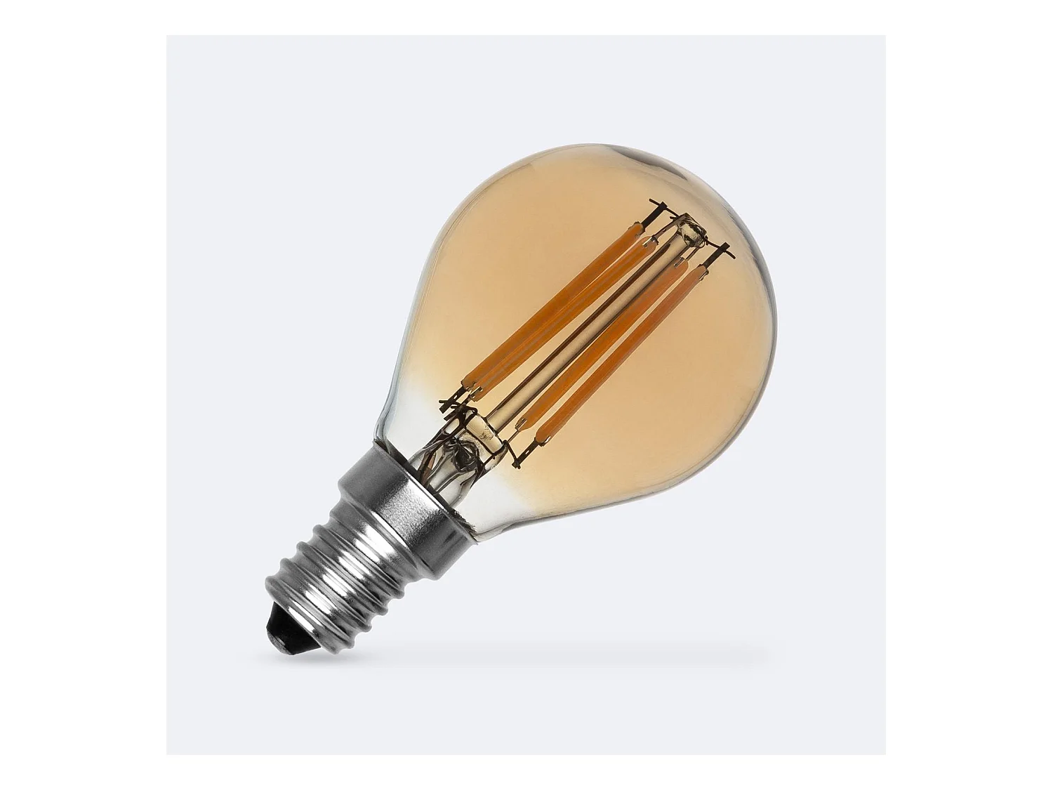 Ampoule LED Filament E14 6W 600 lm P45 Bougie  No Flicker 2700K Blanc chaud