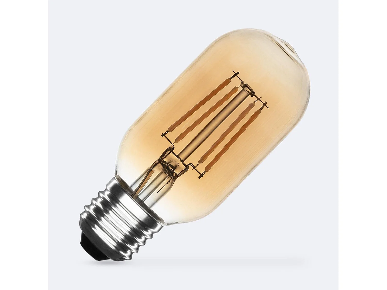 Lampadina Filamento LED E27 4W 470 lm Regolabile T45 Gold No Flicker 2700K Bianco Caldo