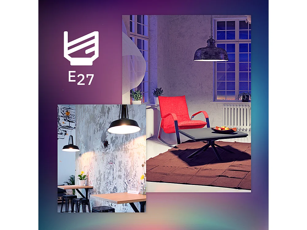 Lampadina Filamento LED E27 4W 470 lm Regolabile T45 Gold No Flicker 2700K Bianco Caldo