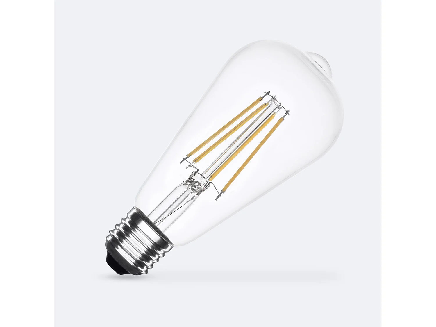 Bombilla Filamento LED E27 8W 1055 lm Regulable ST64  No Flicker 2700K Blanco Cálido