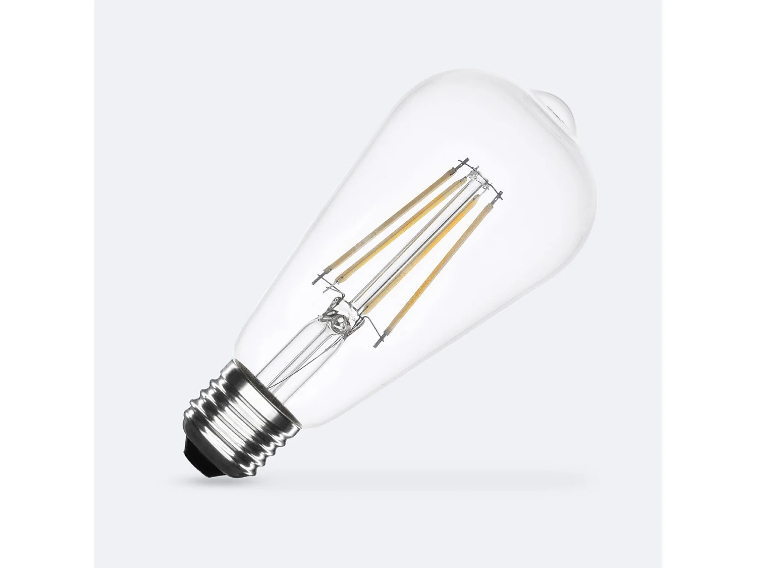 Bombilla Filamento LED E27 8W 1055 lm Regulable ST64  No Flicker 2700K Blanco Cálido